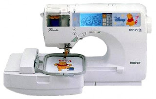Швейная машина с вышивальным модулем