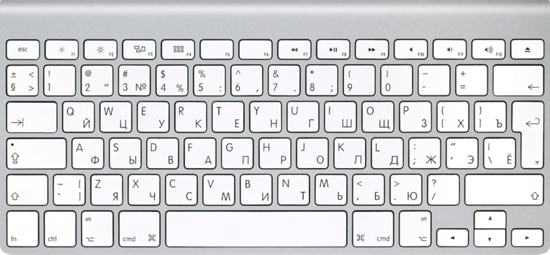 Русская клавиатура (MC184RS/B) алфавит, клавиатура, компьютер, раскладка, раскладка на клаве