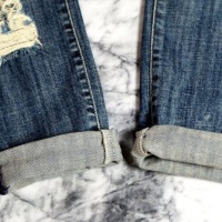 Закатанные джинсы: результат