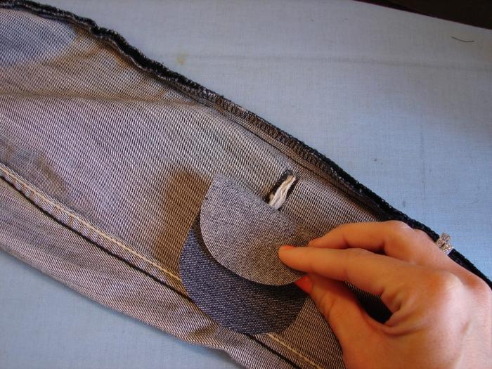 как сделать дырки на джинсах своими руками