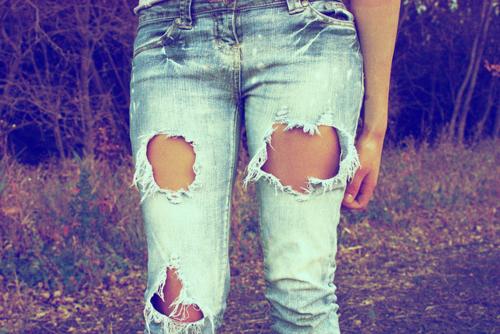 рваные джинсы фото
