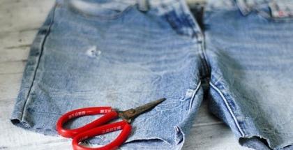 Как из джинсов сделать мужские шорты