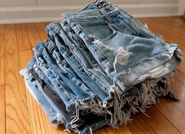как из джинсов сделать модные шорты