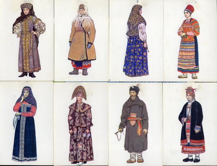 народная русская одежда