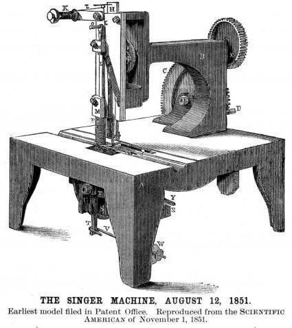 история создания швейной машины