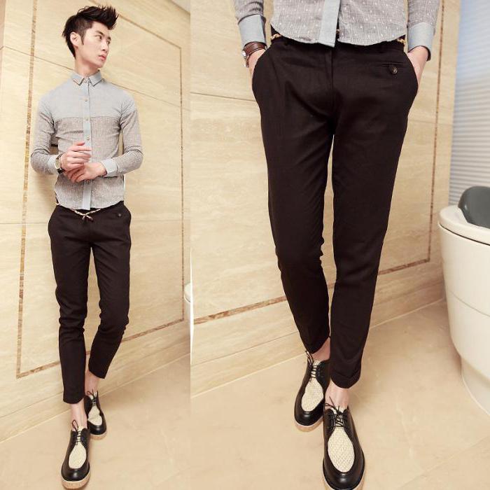  какой длины должны быть узкие брюки у мужчин