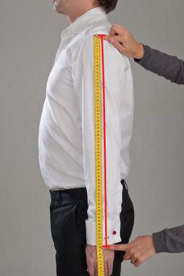 как измерить длину рукава рубашки