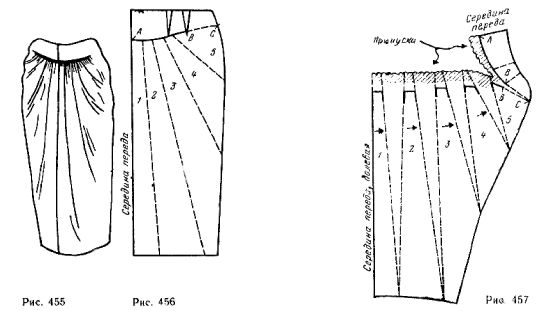 Моделирование юбок с драпировкой. Обсуждение на LiveInternet.