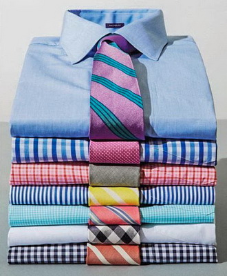 Как сочетать галстук с рубашкой