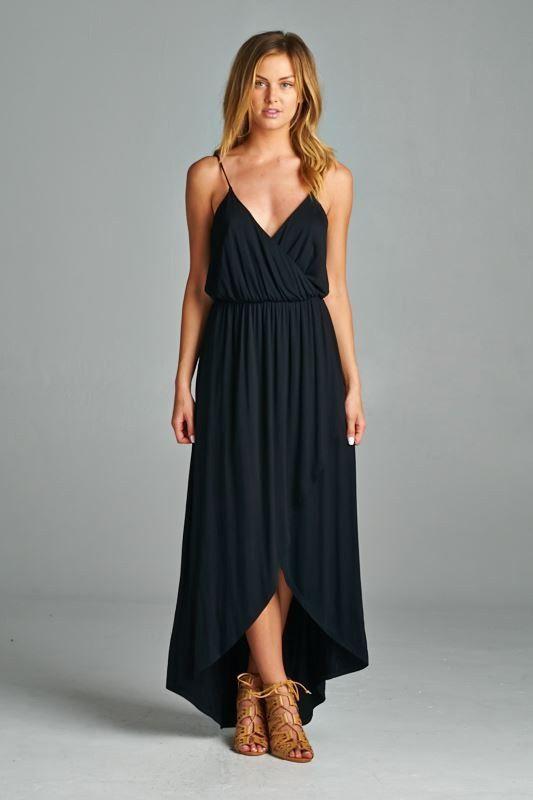 черное платье с юбкой тюльпан фото