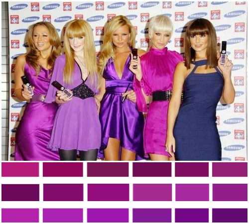 Какие оттенки фиолетового цвета одежды подходят девушкам