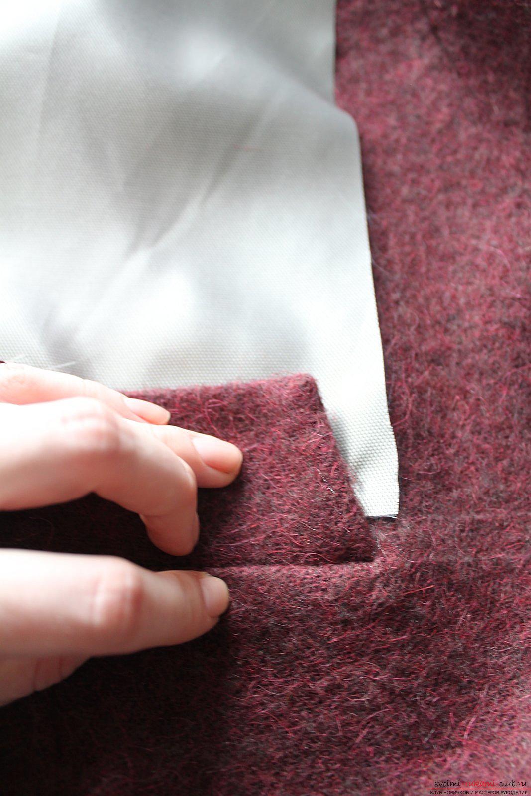 Этот подробный мастер-класс выкройки и шитья женской одежды расскажет как своими руками сшить демисезонное пальто.. Фото №34