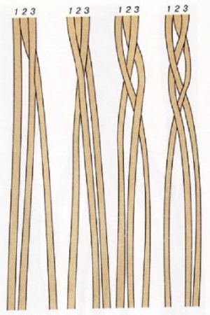 плетение браслетов из шнурков9