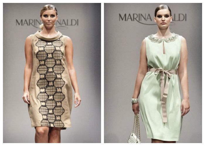 Летние платья для полных девушек: бренд Marina Rinaldi (фото)