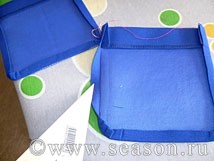 Накладной карман на подкладке техника пошива