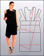 Моделирование платья от Balenciaga