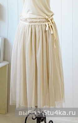 Модели длинных юбок: юбка-пачка