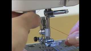 Заправка нити - уроки шитья на швейной машинке