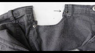 ★ Как увеличить в размере свои любимые джинсы. Переделать можно даже давшие усадку джинсы.