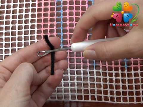 Вышивка в ковровой технике «продергивание нитей»