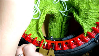 Вязание кофты на вязальной машине Addi Express Kingsize sweater pulover