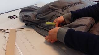 Процес изготовления курток. Как пришить планку?