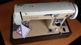 Бытовая швейная машина Radom 432. Особенности и подготовка к работе.