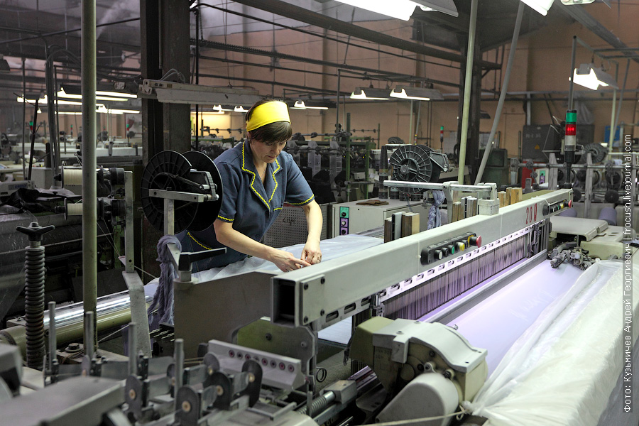 ткацкое производство шерстяной ткани