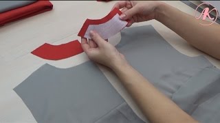 Обработка платья подкладкой. Как притачать подкладку к потайной застежке-молнии. Часть2
