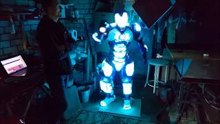 Светящийся костюм робот Люминоид с DMX управлением