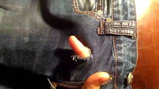 Как зашить дырку на джинсах вручную!)