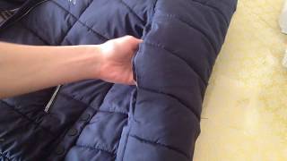 Как зашить дырку на куртке