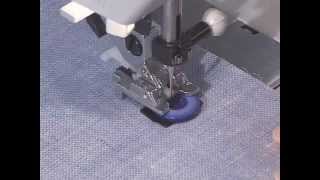 Пришивание пуговицы - уроки шитья на швейной машине