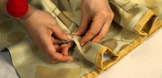 Приготовление к пошиву шторы своими руками