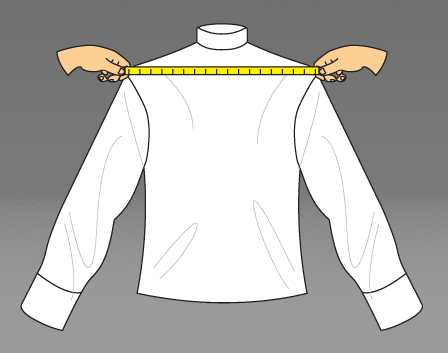 Измеряем размер плеча мужчины