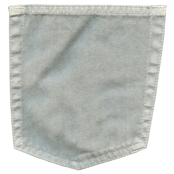 Крупным планом Серый Джинсовый карман — стоковое фото