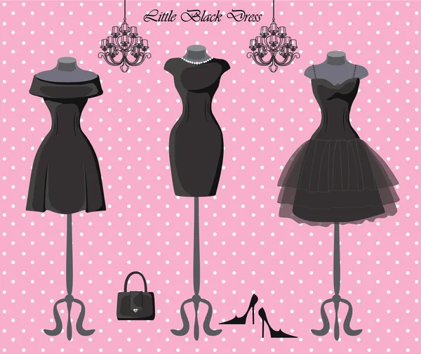 Маленькие черные платья — стоковое фото