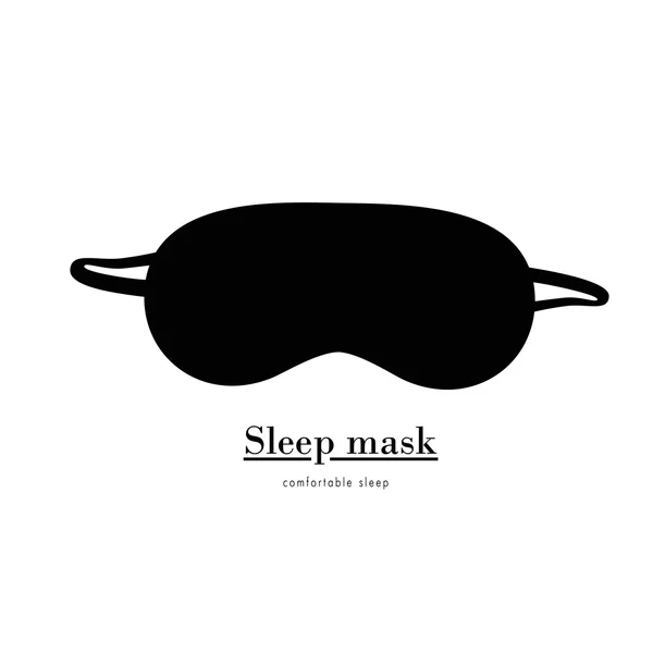Простая маска для сна — стоковый вектор