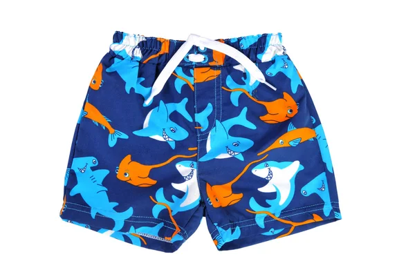Синие шорты для плавания — стоковое фото