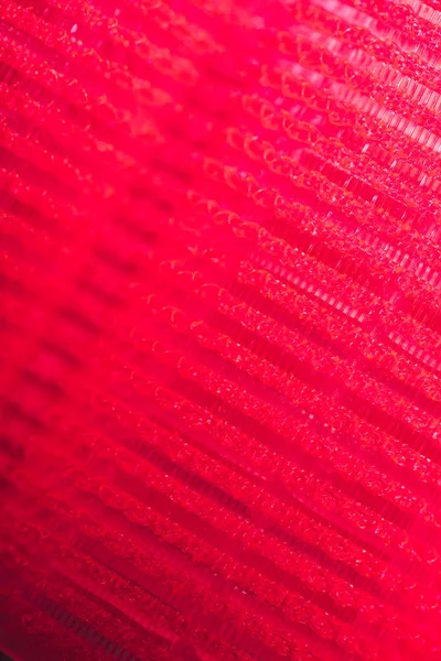 Макросъемки Красные Волосы Бигуди Текстуры — стоковое фото