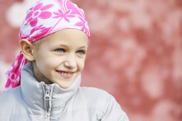 Ребенок с раком — стоковое фото