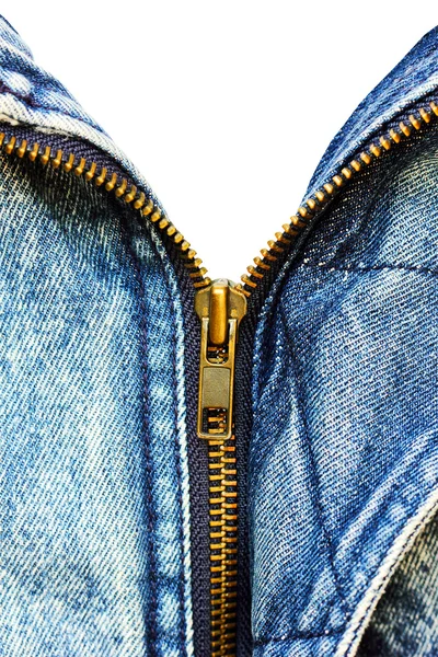 Застежка-молния (джинсы рубашка) — стоковое фото